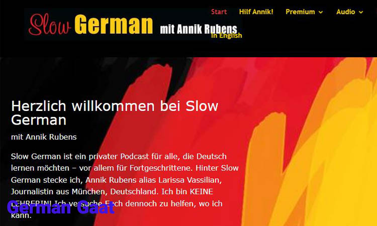 پادکست SLOW GERMAN زبان آلمانی