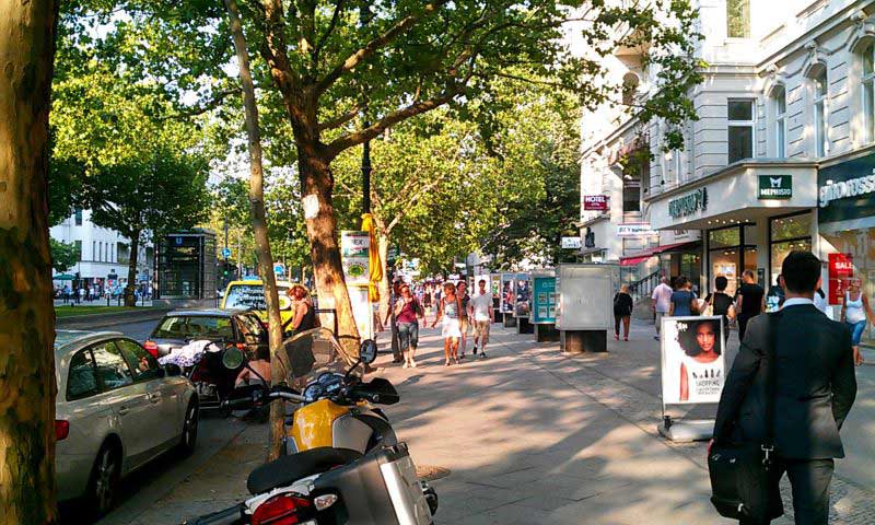 کورفستندام خیابان خرید در برلین	